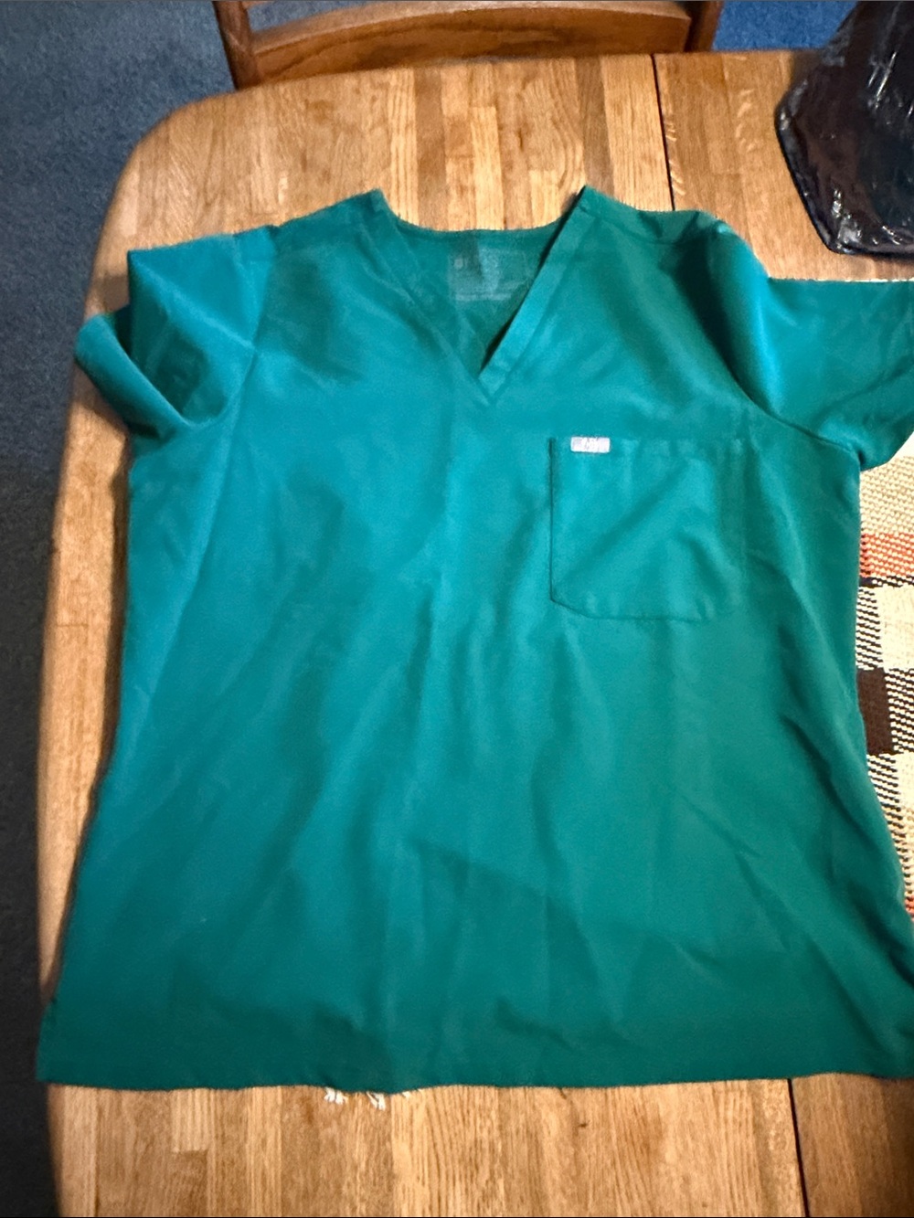 Women’s Catarina scrub top - forest green